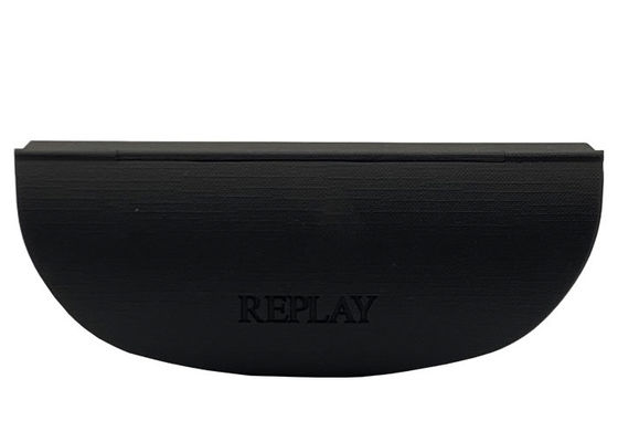 Custom Logo Embossed Black Hard Magnetic Sunglasses Case