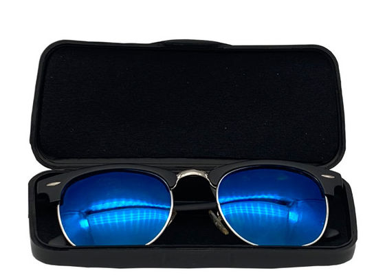 Mirror Effect Hard Shell 15.1cm Plastic Glasses Case